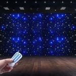 Led Stage Backdrop - 20X10FT Curtain Background Starry Sky DMX512. Fixed Price $204.51.