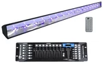 American Dj Eco Bar Uv Ultraviolet Led Black Light W/remote + Dmx Controller. Fixed Price $299.99.