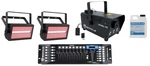 2) Chauvet Dj Shocker Panel Fx Blinder/eye Candy Effect Lights+fogger+controller. Fixed Price $843.75.