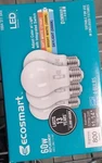 White 4 Pack Neco-smart 60W Dimmable Led Light Bulb. Fixed Price $8.00.