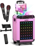 Portable Karaoke Machine Microphones Speaker Disco Ball Bluetooth Singing System. Fixed Price $120.00.