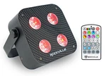 Rockville Mini RF4 V2 Black Pro Dj Par Wash Up Light+rf Remote+app+wireless Dmx. Fixed Price $67.73.