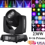7R 230W Zoom Moving Head Beam Sharpy Light Prism Strobe 16CH Stage Party Us. Fixed Price $269.99.