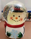 Rare Vintage Midwest Cbk Snowman Color Changing Led Snowglobe Moving Head Motion. Fixed Price $54.99.