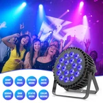 Stage Lighting Dmx Rgbwa+uv 18 Led Can Dj Lights Concert Party Band. Fixed Price $56.99.