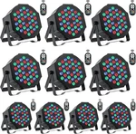 Stage 10 Packs 36LED Rgb LIGHTS,7 Channel Dj Party. Fixed Price $199.99.