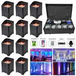 10PCS Wireless Par Light 6X18W Rgbwa+uv Stage With Wifi App Control. Fixed Price $1135.25.