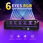 Paidun Eyes Full Color Rgb Moving Head Laser Bar 6X500MW Stage Lighting. Fixed Price $390.00.