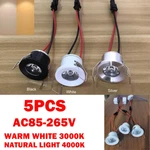 5PCS 28MM Ac 85V-265V Recessed Led Ceiling Down Lamps Spotlight & Driver. Fixed Price $10.76.