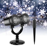 Snowflake Christmas Projector Lights Outdoor, 2026 Upgraded DUAL-HEAD,IP65 Wa.... Fixed Price $28.02.