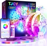 Led Lights For Bedroom 100FT, Rgb Color Changing Strip Lighting With Remote. Fixed Price $13.57.