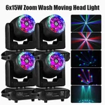 4PACK 150W Led Moving Head Light 6 Bee Eye Rgbw Dmx Laser Beam Wash With Halo. Fixed Price $395.00.