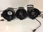 Lot Of Eliminator Lighting E-117 Par 38 Stage Lights 150W Dj Spot Cans (missin. Fixed Price $44.68.