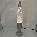 Vintage 16 Y2K Lite F/x Silver/blue Glitter Lava Lamp Rocket Motion Light 46610. Fixed Price $49.99.