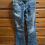 Led Rechwe X Lee Light Blue Flare Jeans Size - Distressed. Fixed Price $158.56.
