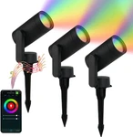 Rgbw Smart Landscape Lighting 3 Pack App-controlled Waterproof Spotlights. Fixed Price $226.99.