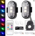 2PCS Wireless Led Strobe Lights With Remote Control, Waterproof Usb Charging 8. Fixed Price $15.74.