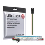 Btf-lighting WS2812B Rgb 2.7MM Ultra Narrow Led Strip 3.2FT, Multicolor. Fixed Price $27.32.