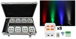 Rockville Best Pack 50 (8) White Battery Wash Lights+wireless Dmx+charging Case. Fixed Price $1199.00.