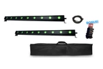 2X Adj UBL9 Lime Infused Hex Light Bars With Carry Bag And Cable. Fixed Price $699.98.