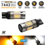 7443 Canbus Dual Color Error Free White/amber 52-LED Switchback Turn Signal Bulb. Fixed Price $28.79.