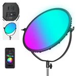 Neewer 18" Rgb Led Round Panel Video 65W Studio Lighting With App Control. Fixed Price $199.99.