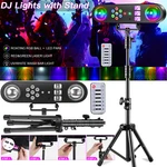 5IN1 Dj Party Lights W/stand Rgbw Uv Stage Lighting System Dmx & Remote. Fixed Price $67.59.