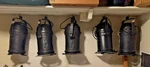 1K Parcan PAR56 Black Aluminum Edison Plug, Gel Frame, Baby Pin Receiver, Unit. Fixed Price $90.00.
