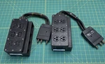 Lot Of 2 - Woodhead Fused 60 Amp Distro Distribution Box Arri/mole. Fixed Price $125.00.
