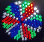 Led Flat Par Light By Vei Model LE16. Fixed Price $45.00.