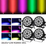 4PCS 200W Rgbwa Led Stage Can Dmx Dj Disco Party Lighting Wash Lights. Fixed Price $234.99.