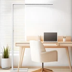 Dimmable 77" Led Floor Lamp 7350LM Eye-care Light For Office & Living Room. Fixed Price $382.99.