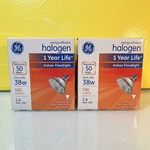 2 Pack Ge Lighting 69166 PAR30 38W Indoor Floodlight Bulb 580 Lumens Short Neck. Fixed Price $20.00.