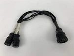 Kino Flo Mega 4BANK To Double Splitter X19-A9M Cable. Fixed Price $42.75.
