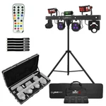 Chauvet Dj Gigbar Move 5-IN-1 Complete Effect Light System W Hard Road Case. Fixed Price $894.40.