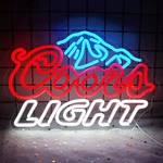 Led Neon Beer Sign Man Cave Home Bar Wall Decor Light Up Mountain Pattern. Fixed Price $33.83.