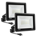 100W Led Flood Light Outdoor, 2PACK 10000LM Super Bright, IP66 Waterproof Out.... Fixed Price $58.66.