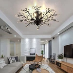 5-LIGHTS Crystal Chandelier Branches Ceiling Pendant Lamp Vintage Fixture. Fixed Price $71.12.