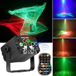 Stage Party Lights Rgb Led Laser Projector Sound Activated Remote Control Dj. Fixed Price $26.98.