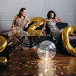 Apluschoice 12" Mirror Glass Ball Disco Home Party Club Stage Reflect Light. Fixed Price $39.90.