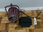 Mole Richardson Type 407 Baby Solarspot Light Tested/works. Fixed Price $90.00.