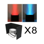 American Sound Connection (8) Dj Lighting Universal Slimpar 38 56 64 Led .... Fixed Price $279.77.