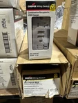 Lot Of Cooper TR7746GY-BOX Gray Combination Receptacle & Usb Charger 20AMP L16. Fixed Price $39.99.