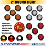 2" Round 9 Led Light Truck Trailer Side Marker Clearance Grommet 12V 5X. Fixed Price $23.74.