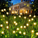 64 Led Solar Firefly Lights - 8 Pack Warm White Outdoor Garden Decor. Fixed Price $75.99.