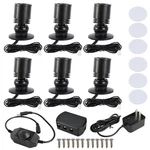 6PCS Dimmable Led Mini Spotlight For Display Under Cabinet Lights Daylight 6400K. Fixed Price $32.99.