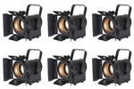 6) American Dj Encore FR20 Dtw 17 Watt Dim To Warm White Led Fresnel Beam Lights. Fixed Price $1139.70.