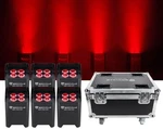 Rockville Wet Par Wc Package Black (6) Dj Wash Lights+wireless Charging Case. Fixed Price $1249.00.