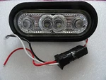 6"OVAL$WHITE Dragon Backup Led$kits Semi Jeep Dump Truck$tow$american Superlite. Fixed Price $75.00.