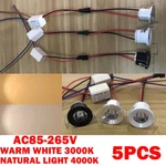 5PCS Ac 85V-265V Recessed Led Ceiling Down Lamps Spotlight & Driver Hot. Fixed Price $10.75.